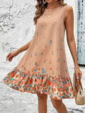 Short sleeved dress for women