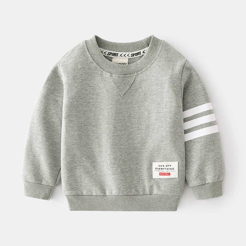Baby hoodie with bar and pullover