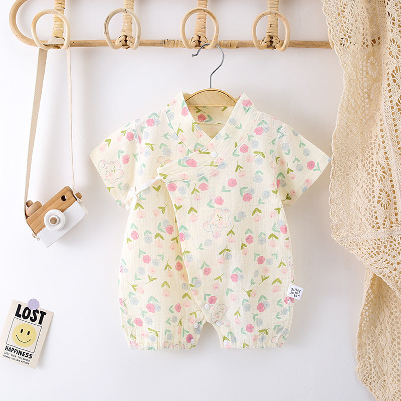 Baby short sleeved jumpsuit