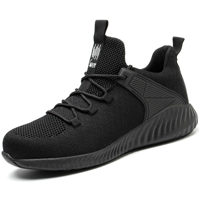 Safety Shoes Men Women Steel Toe Boots Indestructible Work Shoes Light Breathable Work Sneakers Men Protective Shoes Boots