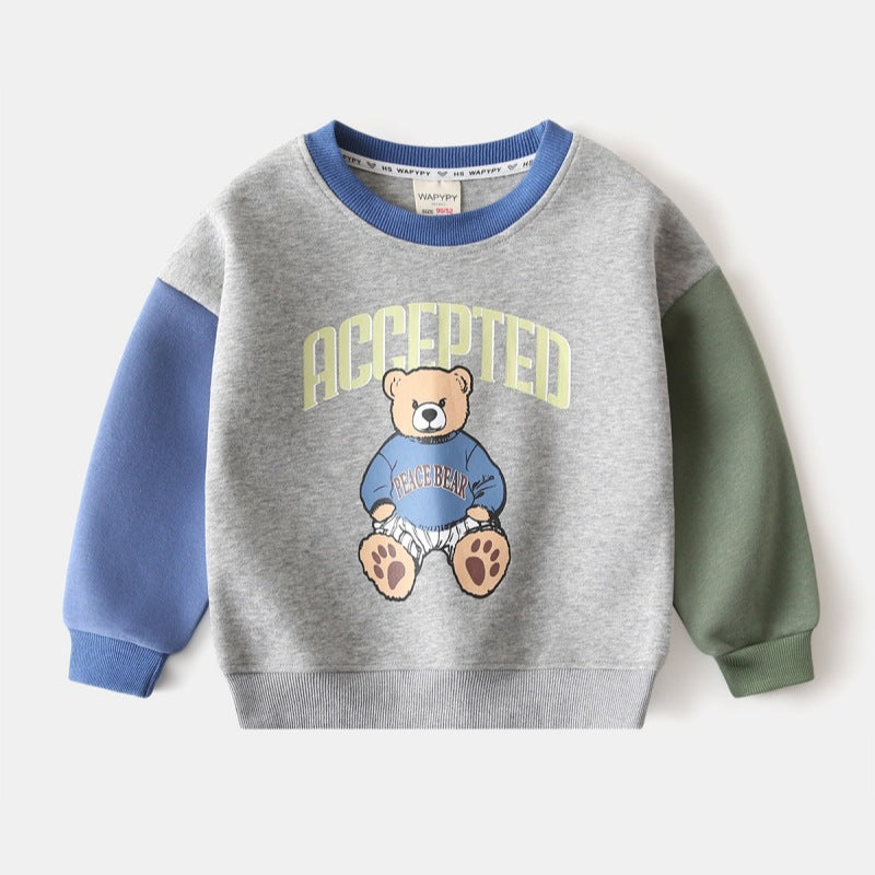 Boy's sleeve sweatshirt baby