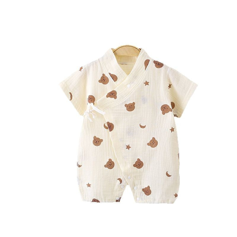 Baby short sleeved jumpsuit