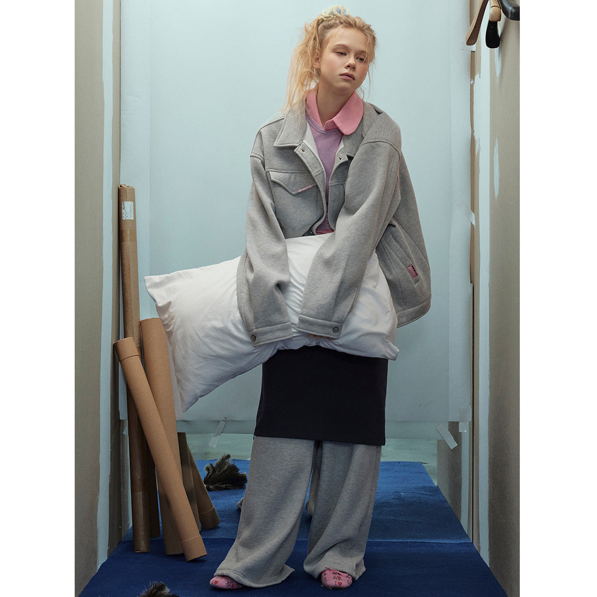 Knitted jackets for men and women