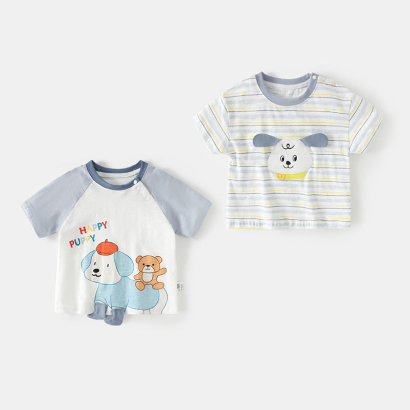 Baby baby short sleeved shirt