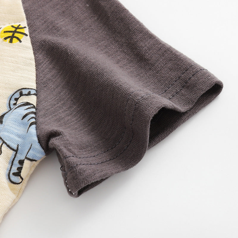 Baby clothes with short sleeves