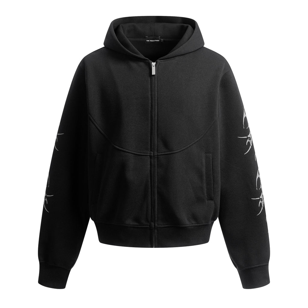 Zipper hoodie for men