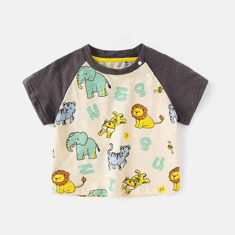 Baby clothes with short sleeves
