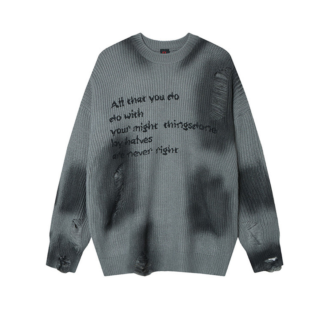 Knitted sweater for men