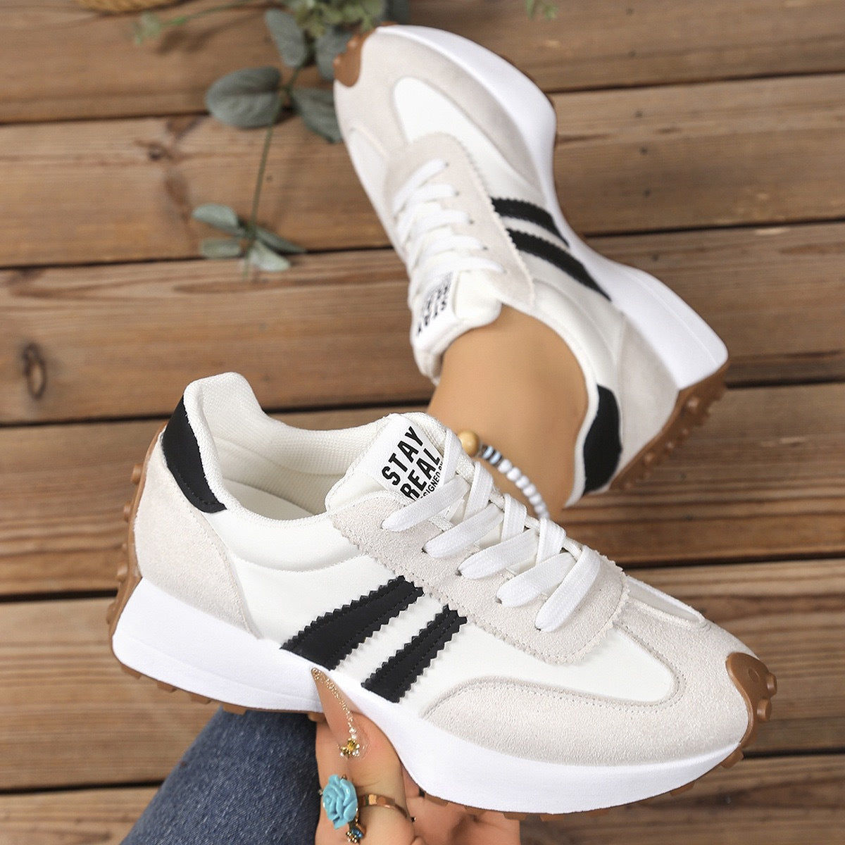 Slim Waist Dad Shoes Women Chunky Sole Casual Student Sneakers Athletic Shoes for Women