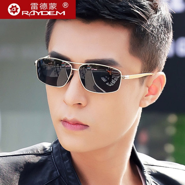 Polarized Men's Vintage Sunglasses Aluminum Sun Glasses Goggle Eyewear Accessories For Men