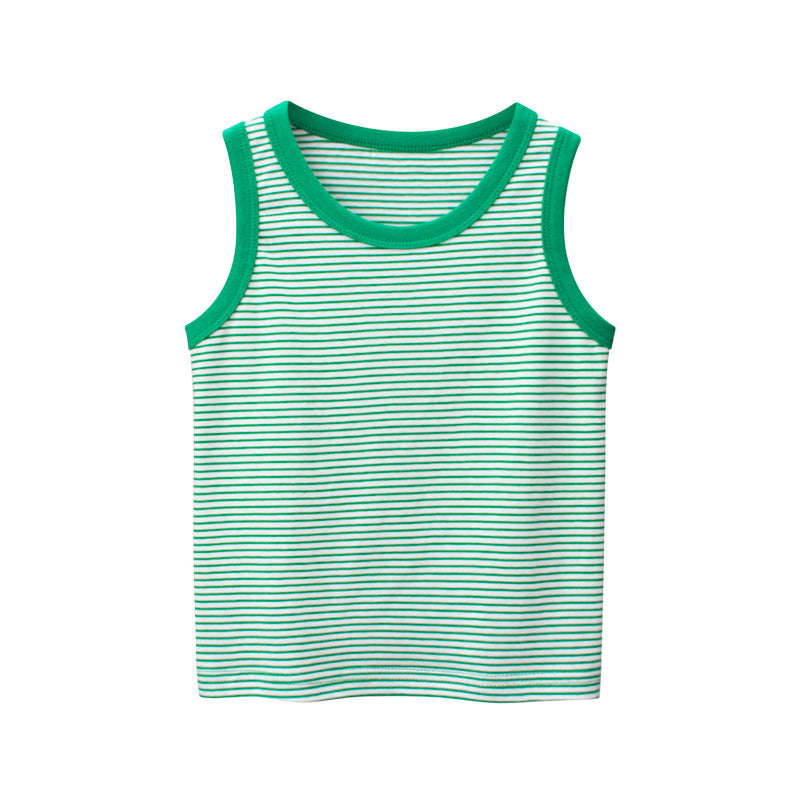Kids' Striped Sleeveless Vest for Boys