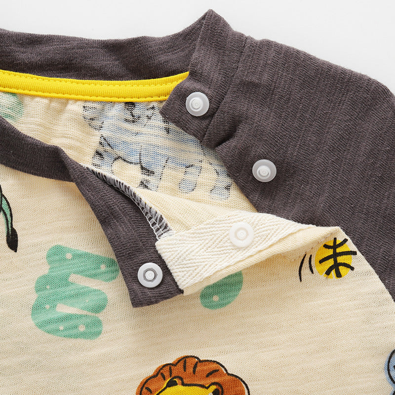 Baby clothes with short sleeves