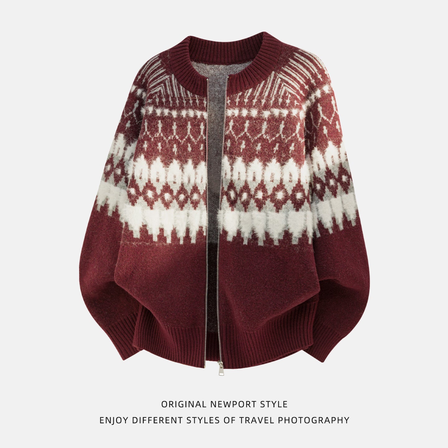 Ethnic style sweater for men