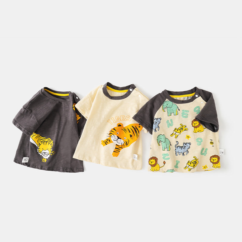 Baby clothes with short sleeves