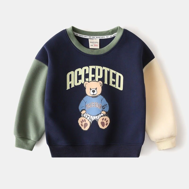 Boy's sleeve sweatshirt baby