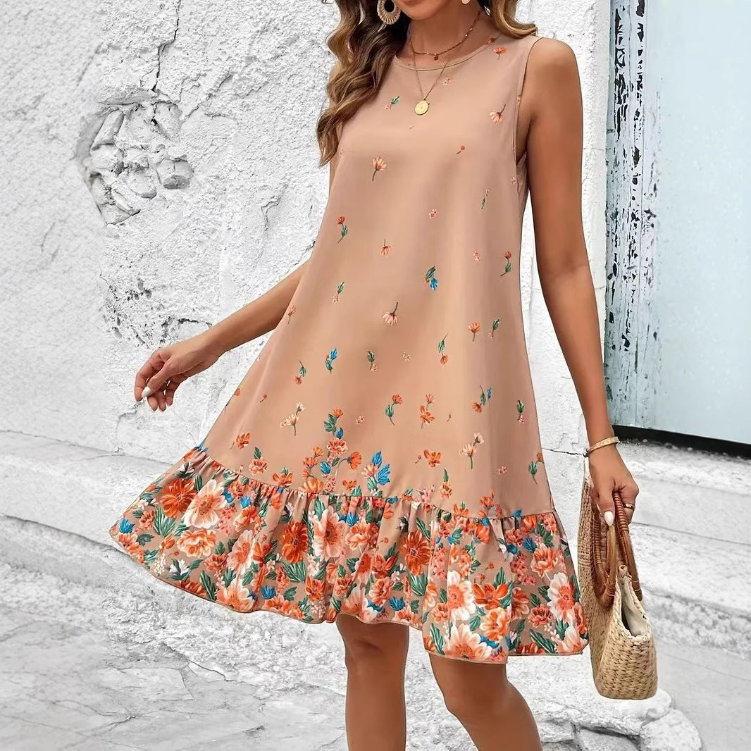 Short sleeved dress for women