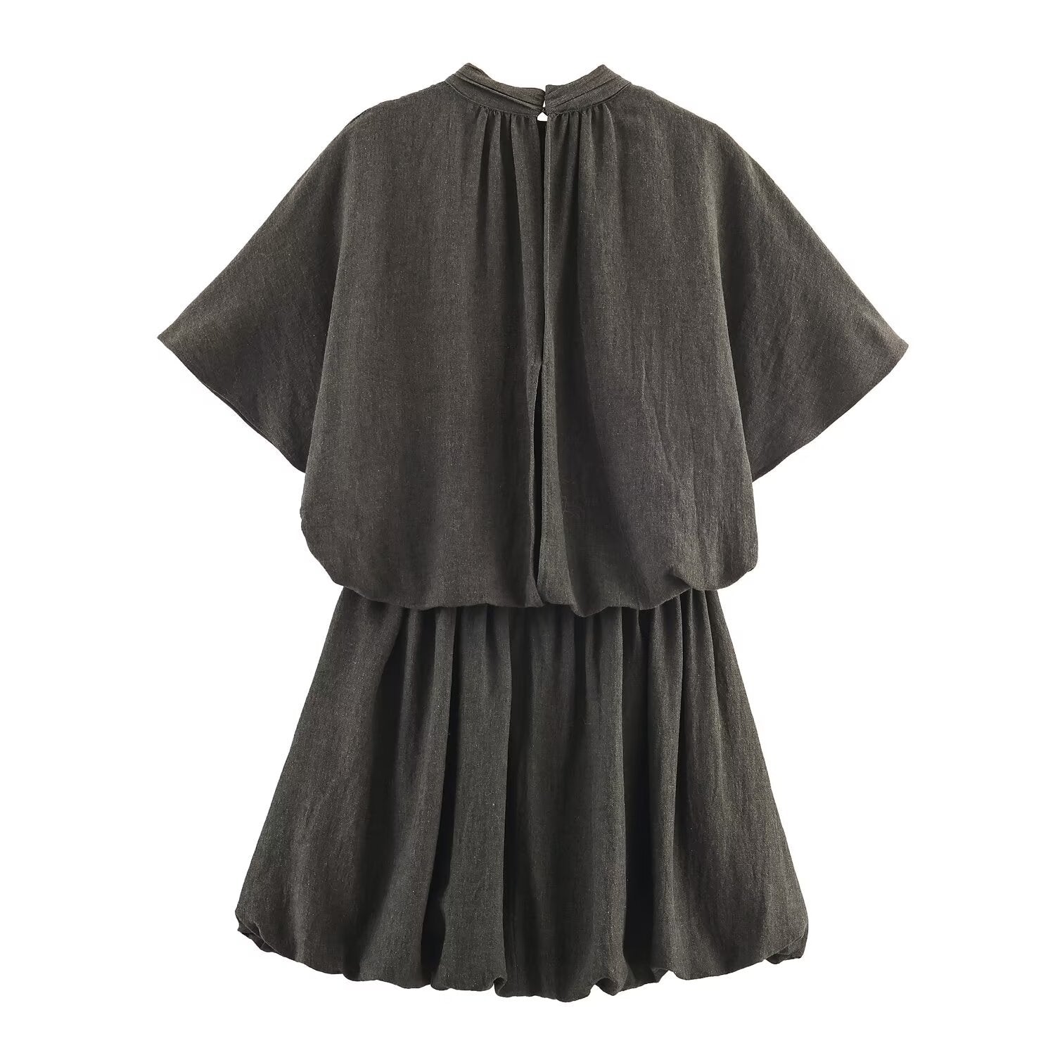 Balloon mini dress for women