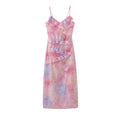 Long dress with camisole for women