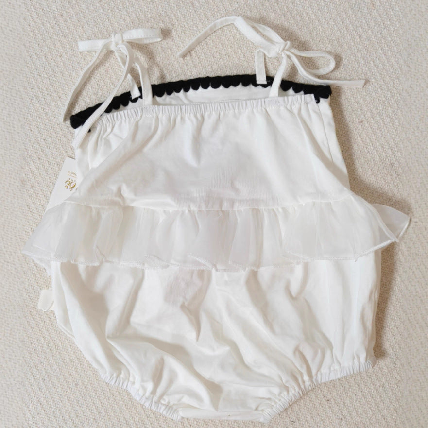 Strap baby jumpsuit
