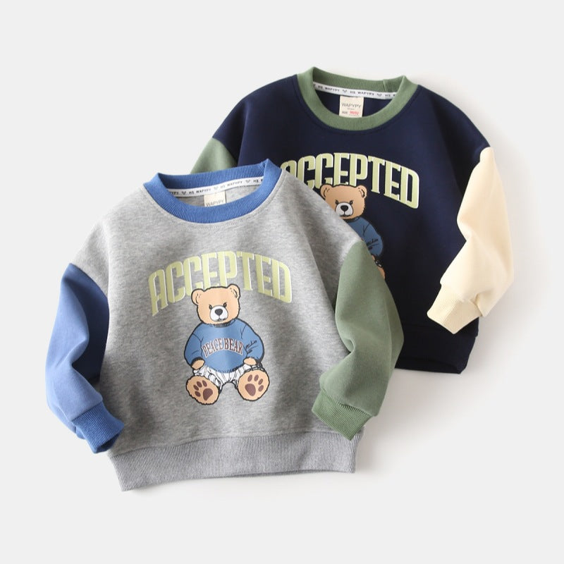 Boy's sleeve sweatshirt baby
