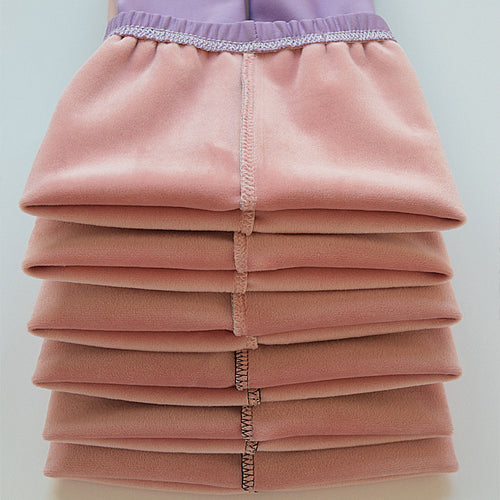 Baby leggings with thickened fleece