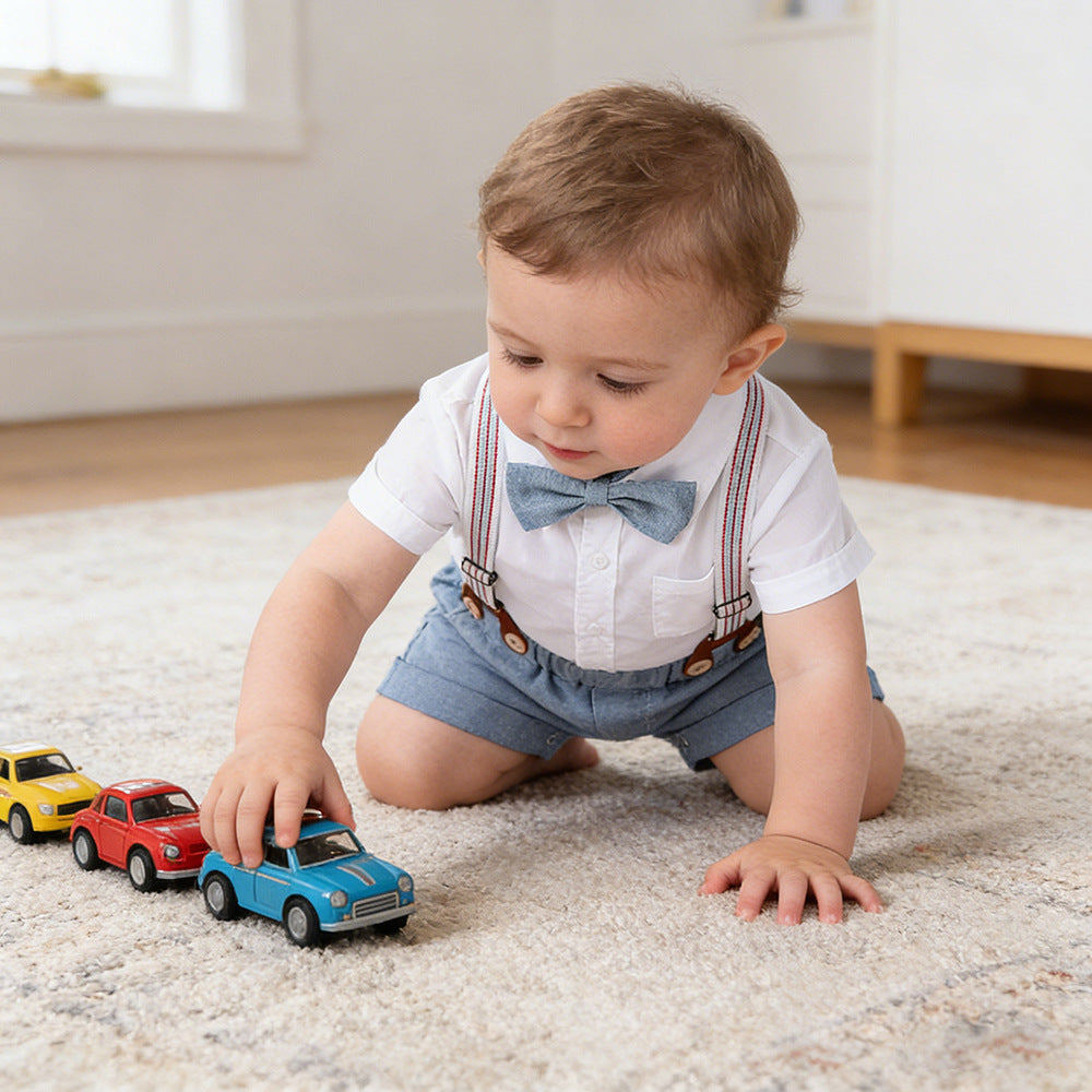 Gentleman's dress baby jumpsuit