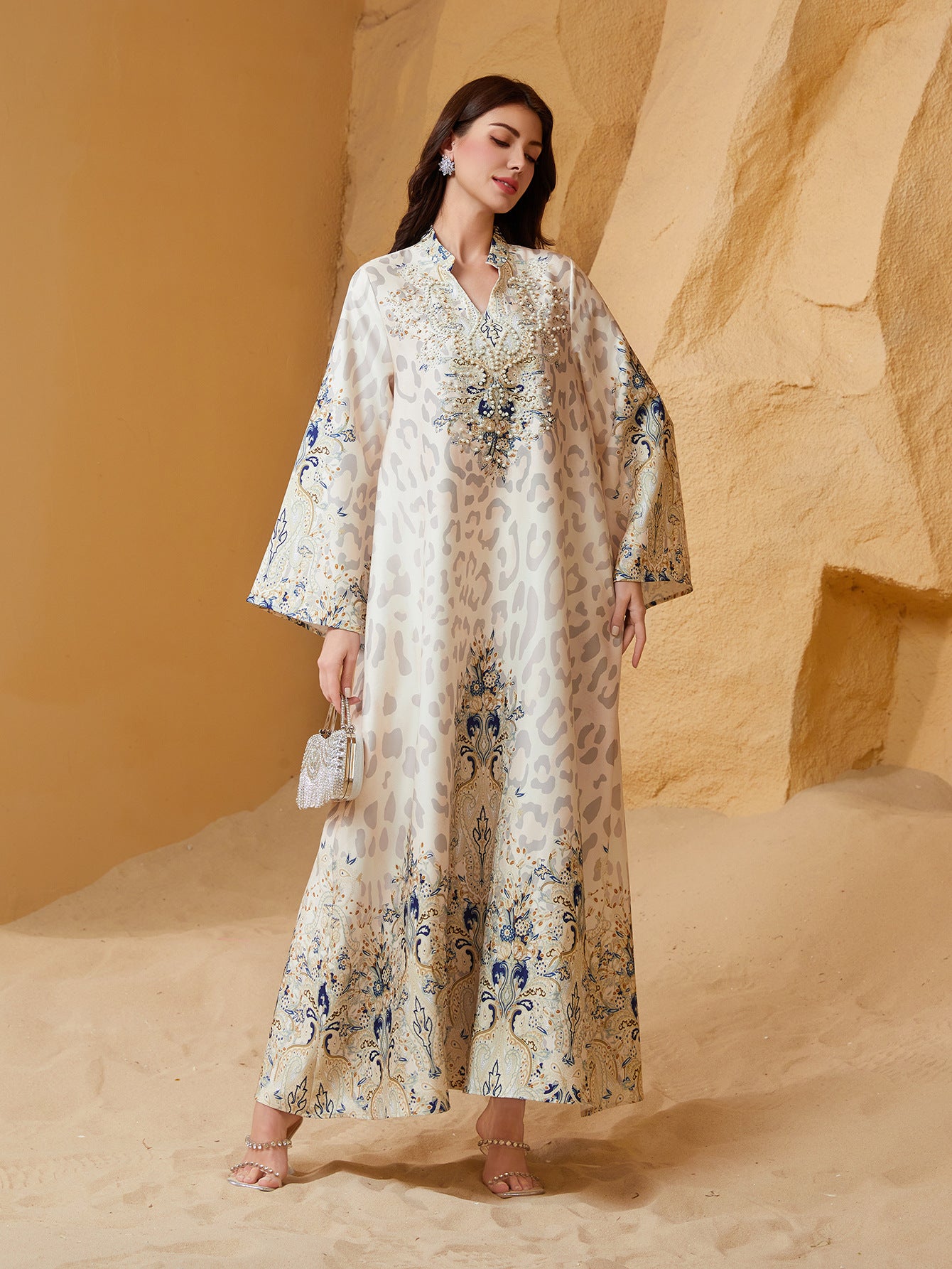 Leopard print dress for women