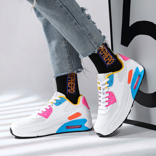 Air cushion shoes casual shoes lightweight sports shoes for men and women versatile and fashionable running shoes