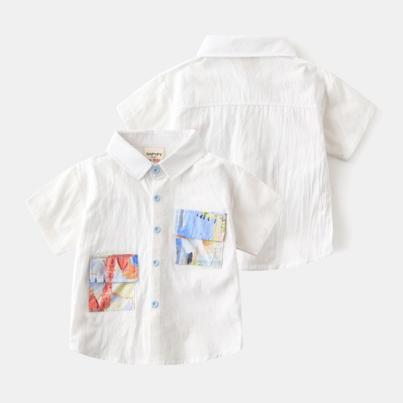 Cartoon shirt baby