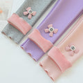 Baby leggings with thickened fleece