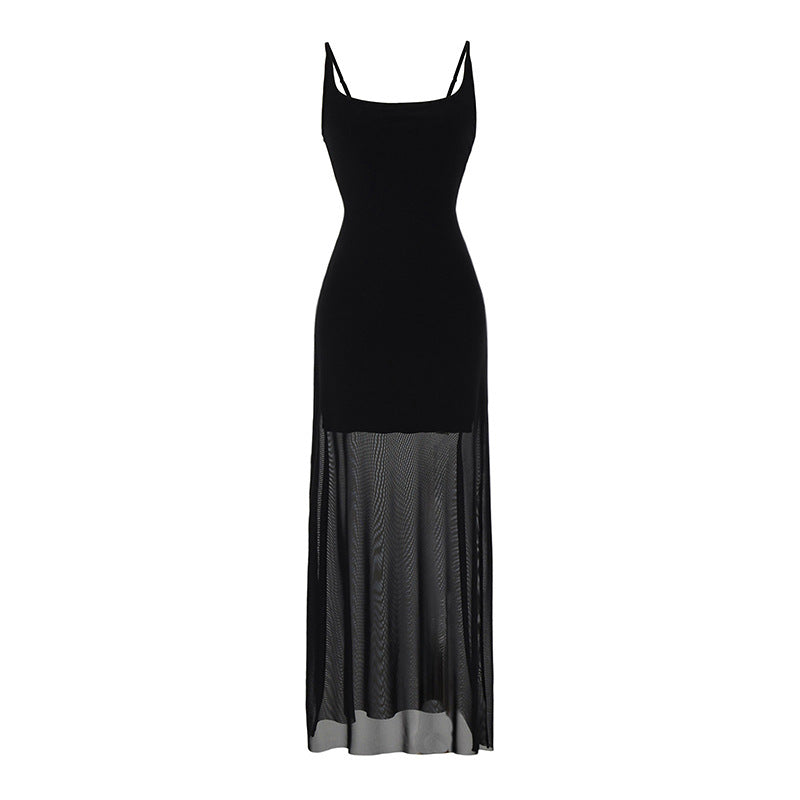 Mesh camisole dress for women