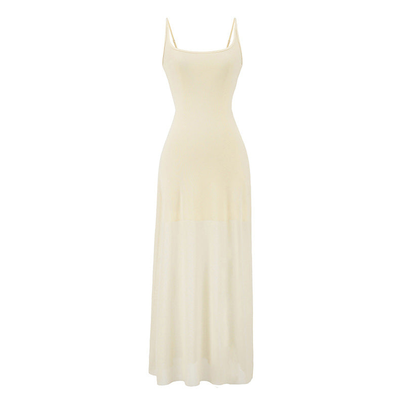 Mesh camisole dress for women