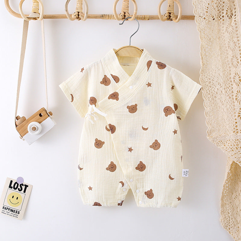Baby short sleeved jumpsuit