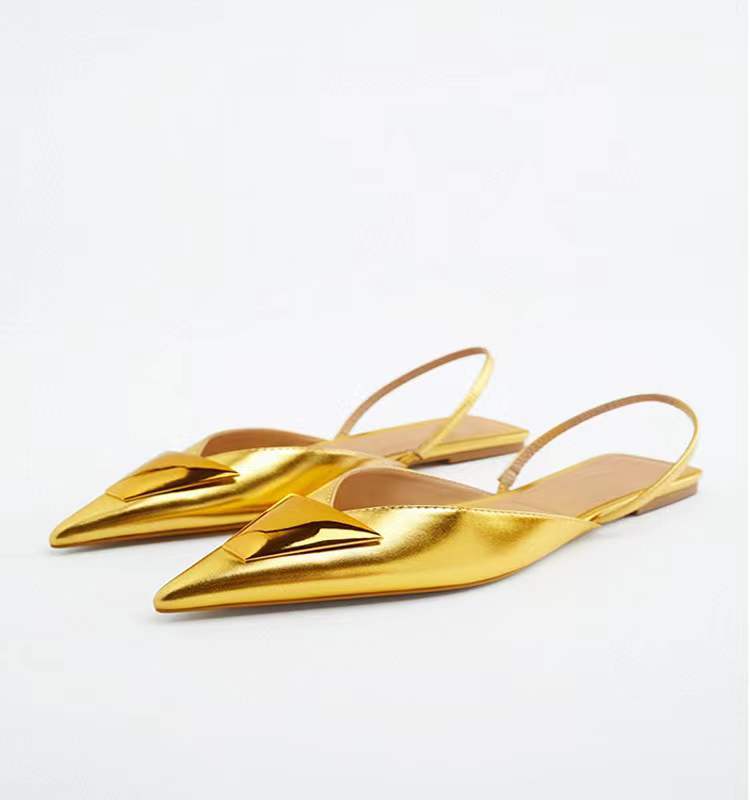 Flat Shoes Pearl Espadrilles for women Casual Slingback Rhinestone Shoes Woman Spring Summer Ladies Low heel Shoes