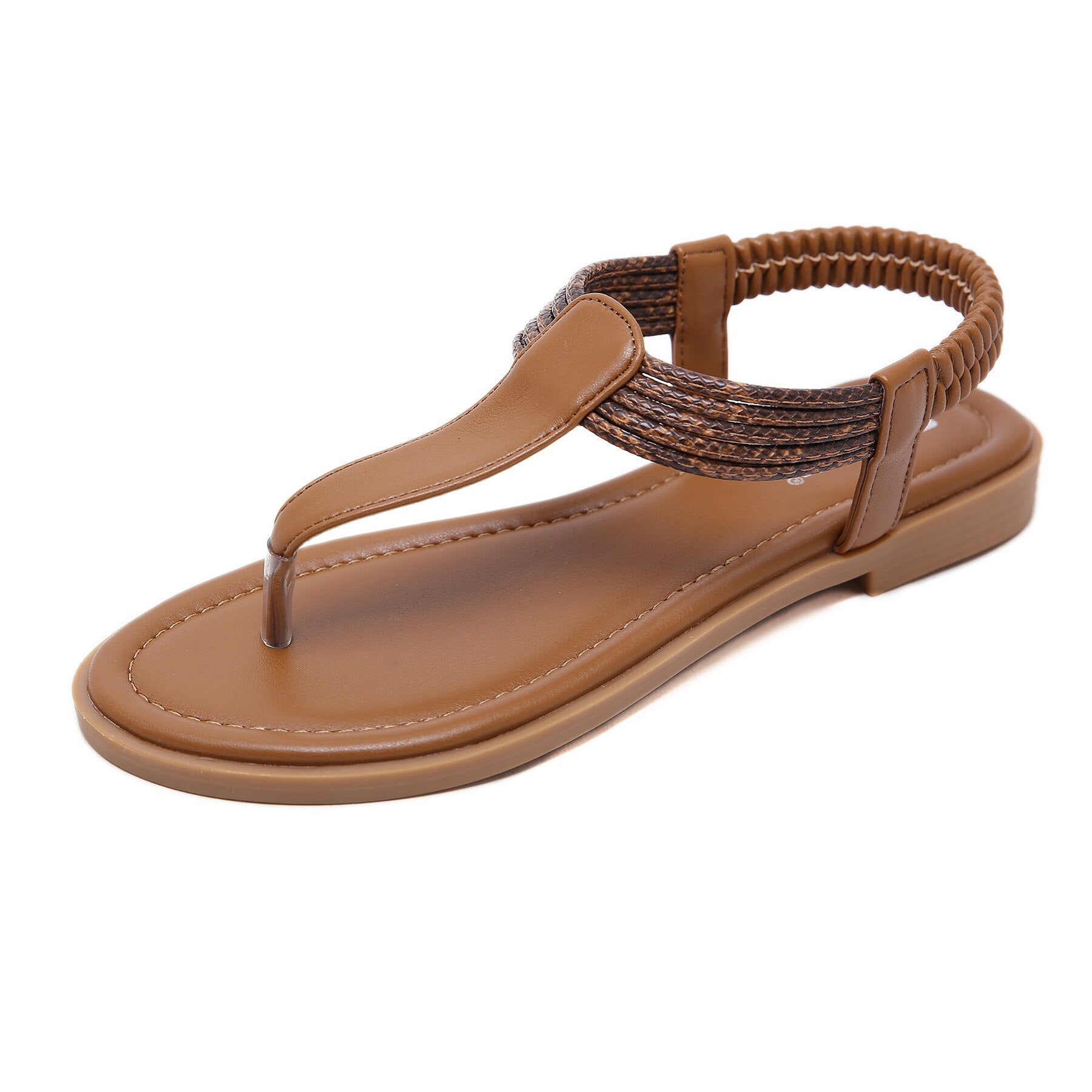 Elastic strap pu sandals women platform shoes solid classic  casual shoes women sandals summer female sandal deals