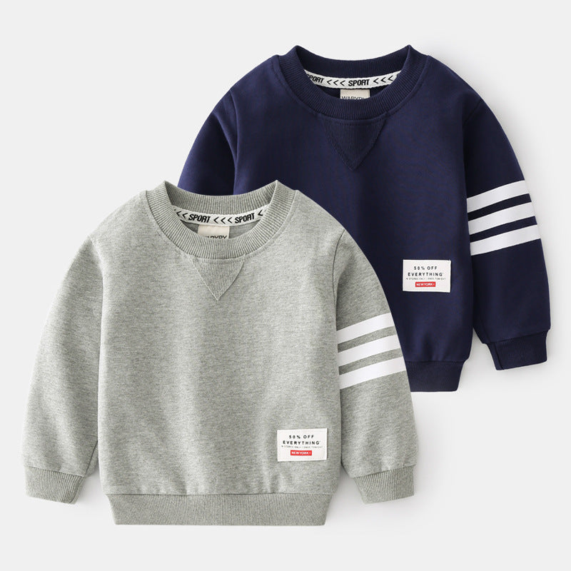 Baby hoodie with bar and pullover