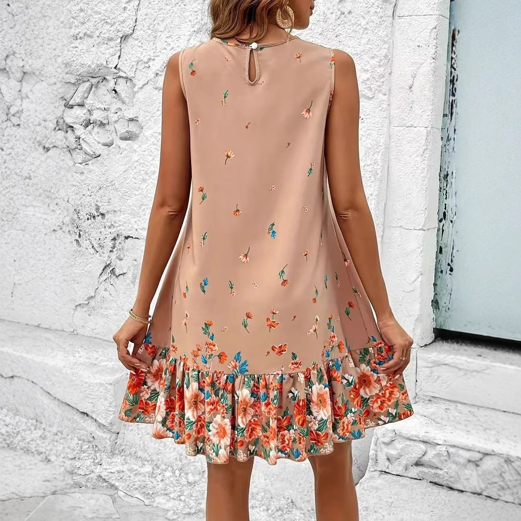 Short sleeved dress for women