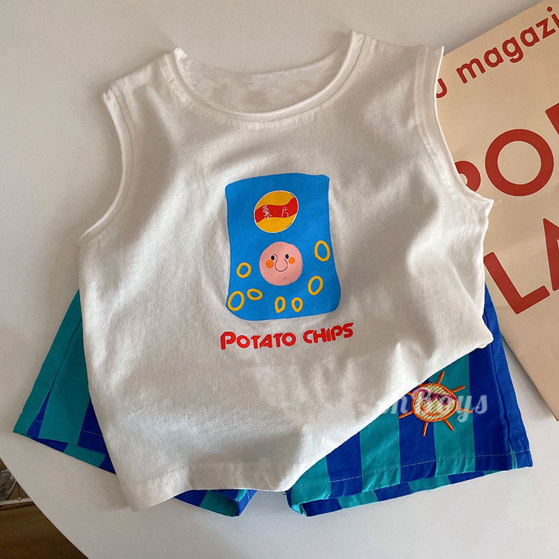 Baby Kids Sleeveless T-Shirt